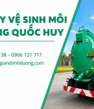 Rút Hầm Cầu Giá Rẻ Dĩ An– Không Sạch Không Lấy Tiền
