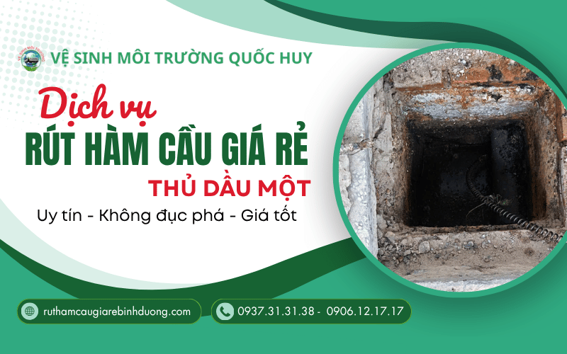 rút hầm cầu giá rẻ Thủ Dầu