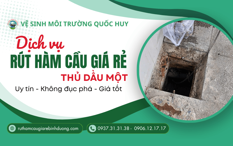 rút hầm cầu giá rẻ Thủ Dầu