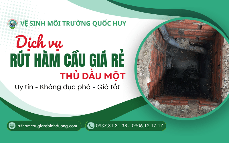 rút hầm cầu giá rẻ Thủ Dầu