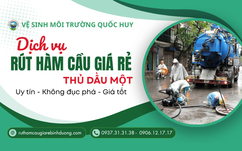 rút hầm cầu giá rẻ Thủ Dầu