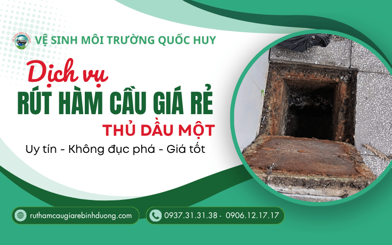 rút hầm cầu giá rẻ Thủ Dầu